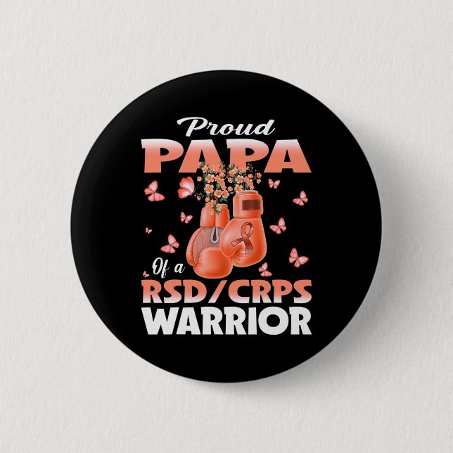 Proud Papa eines Rsd-Crps-Krieger-Sensibilisierung Button (Vorderseite)