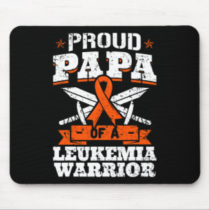 Proud Papa of a Leukemia Warrior Vater Bewusstsein Mousepad