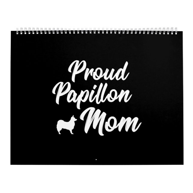 Proud Papillon Dog Owner Mama Mother Gift Kalender (Titelbild)