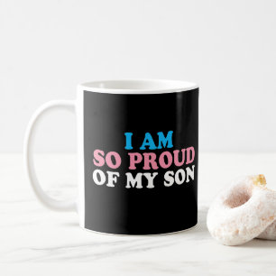 Proud Parent My Transgender Son Mama Vater Kaffeetasse