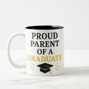 Proud Parent of a Graduate Zweifarbige Tasse