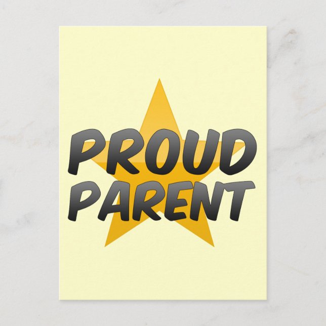 Proud Parent Postkarte (Vorderseite)