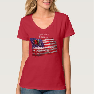 Proud Patriotic Bauer Flag Thunder_Cove T - Shirt
