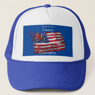 Proud Patriotic Bauer Flag Thunder_Cove Truckerkappe