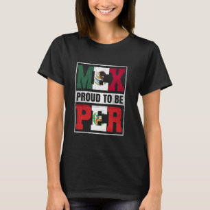 Proud peruanischen mexikanischen Mix Peru und Mexi T-Shirt