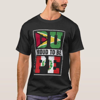 Proud Peruvian Guyanese Mix Peru und Guyana Herita T-Shirt