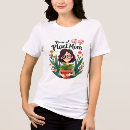 Proud-Pflanze-Mama Tri-Blend Shirt