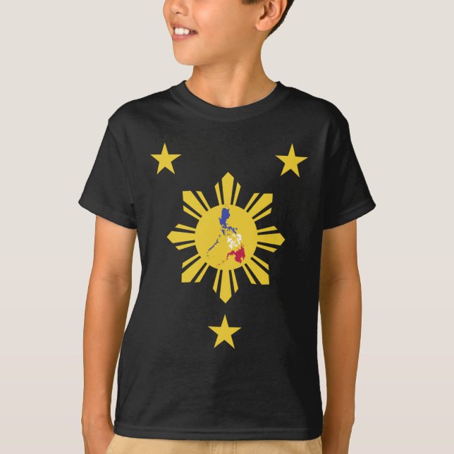 Proud Philippines Filipino Pinoy T-Shirt (Vorderseite)
