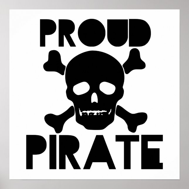 Proud Pirate Poster (Vorne)