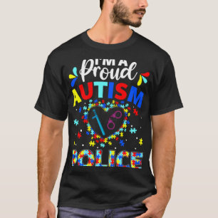 Proud Police Autismus Bewusstsein Liebe Autistic M T-Shirt