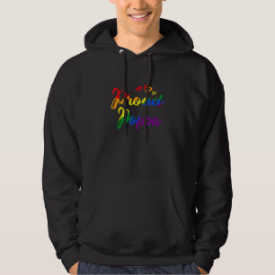 Proud Poppa Gay Pride Flag Vater Traditionelles Ga Hoodie