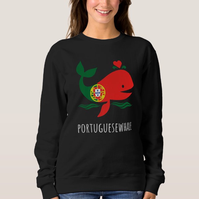Proud Portuguese Portugal Flag   Sweatshirt (Vorderseite)