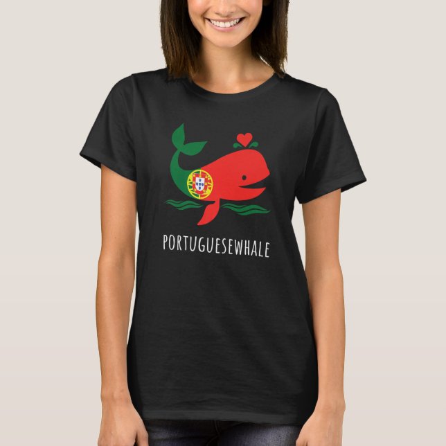 Proud Portuguese Portugal Flag   T-Shirt (Vorderseite)