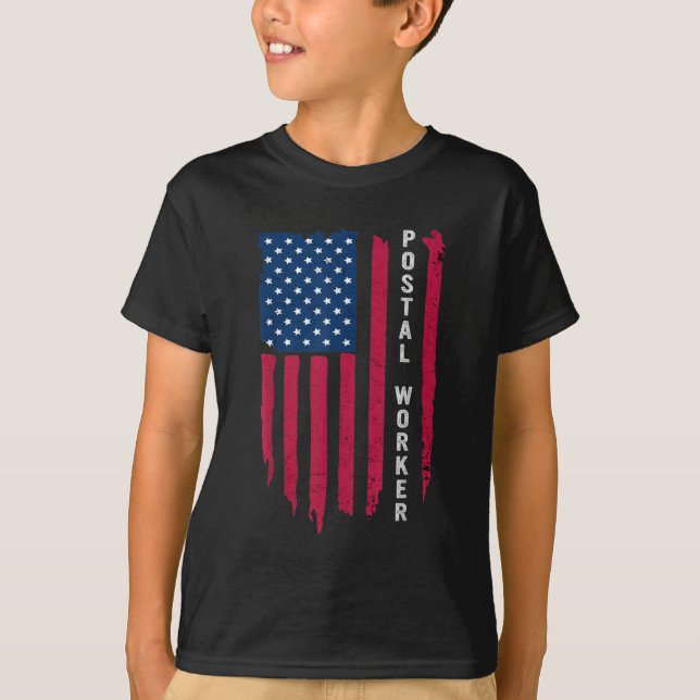 Proud Postarbeiter Postmaster US Post Service Mem T-Shirt (Vorderseite)