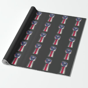 Proud Puerto Rico Roots Flag Geschenkpapier