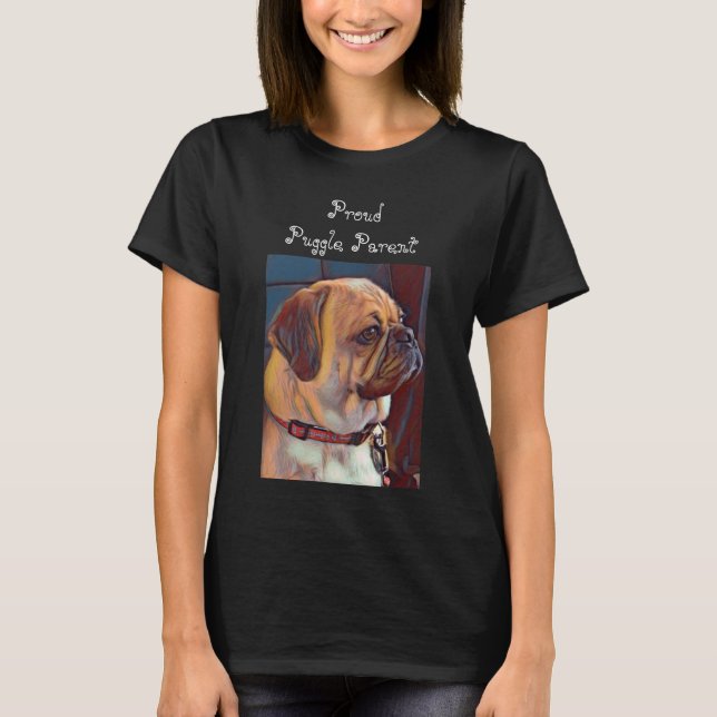 Proud Puggle Parent T-Shirt (Vorderseite)