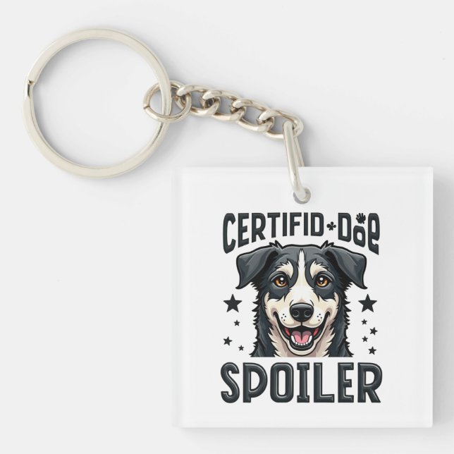 Proud Pup Spoiler Schlüsselanhänger (Vorderseite)