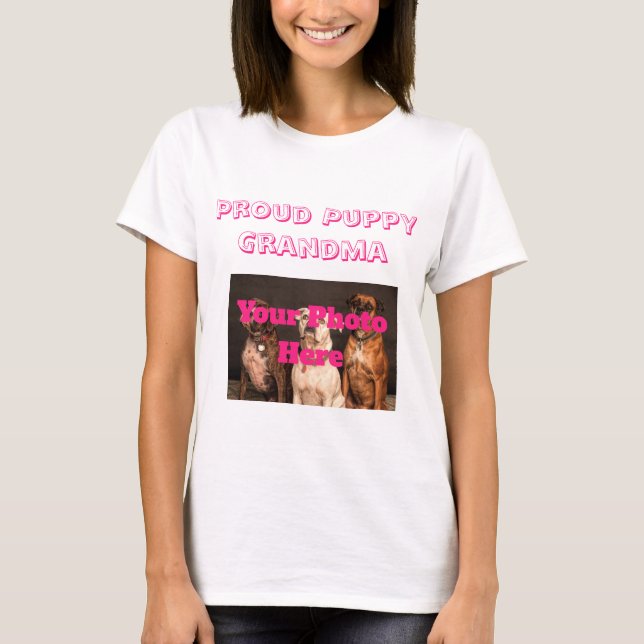Proud Puppy Grandma T - Shirt (Vorderseite)