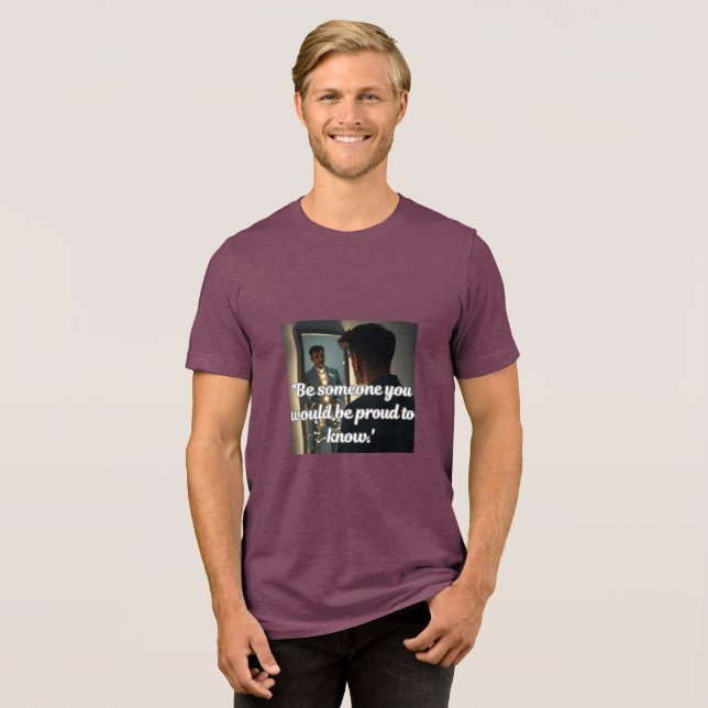  Proud Reflection Self-Improvement Tee (Vorderseite voll)