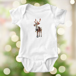 Proud Reindeer Baby Bodysuit Strampler