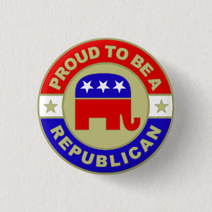 Proud Republikaner Button