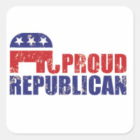 Proud republikanische Elefant Distressed Tan
