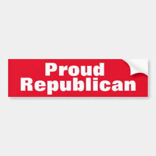 Proud-republikanischer Autoaufkleber