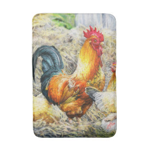 Proud Rooster Badematte