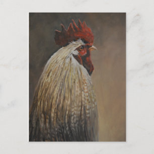 Proud Rooster Bird Art Postkarte