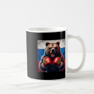 Proud Russian Bear Boxer Russia Kickboxer Boxing K Kaffeetasse