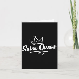 Proud Salsa Dance Queen Gift of Salsa Lover Women Karte