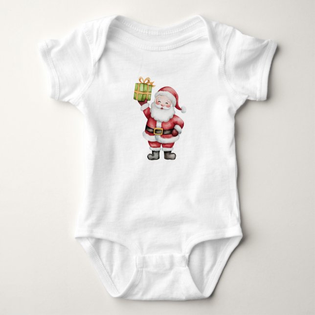 Proud Santa Baby Strampler (Vorderseite)
