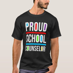 Proud School Counselor Africa Pride Black History T-Shirt