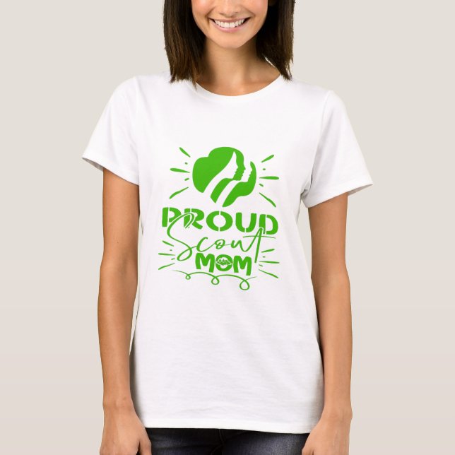 Proud Scout-Mama T-Shirt (Vorderseite)