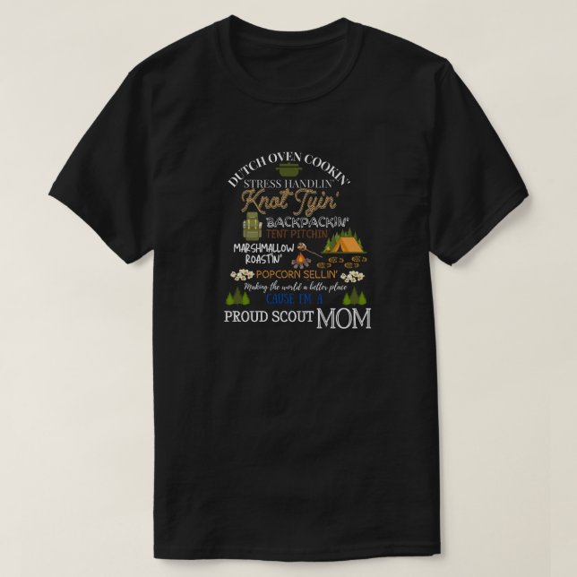 Proud Scout Mama T - Shirt (Design vorne)