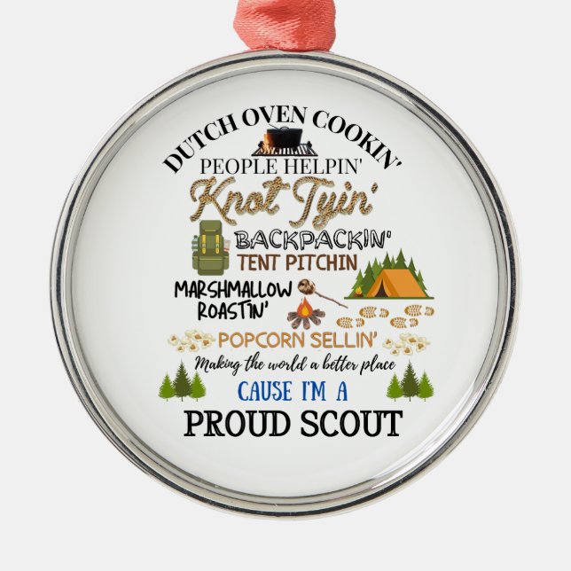Proud Scout Ornament (Vorne)
