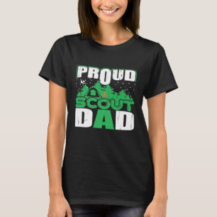 Proud Scout Vater Cub Camping Boy Wandern Pfadfind T-Shirt