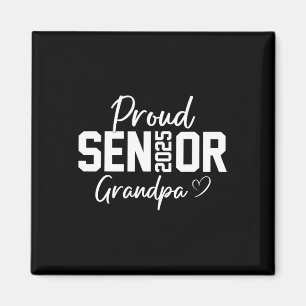 Proud Senior 2025 Opa Graduate Niedlich Heart Cl O Magnet
