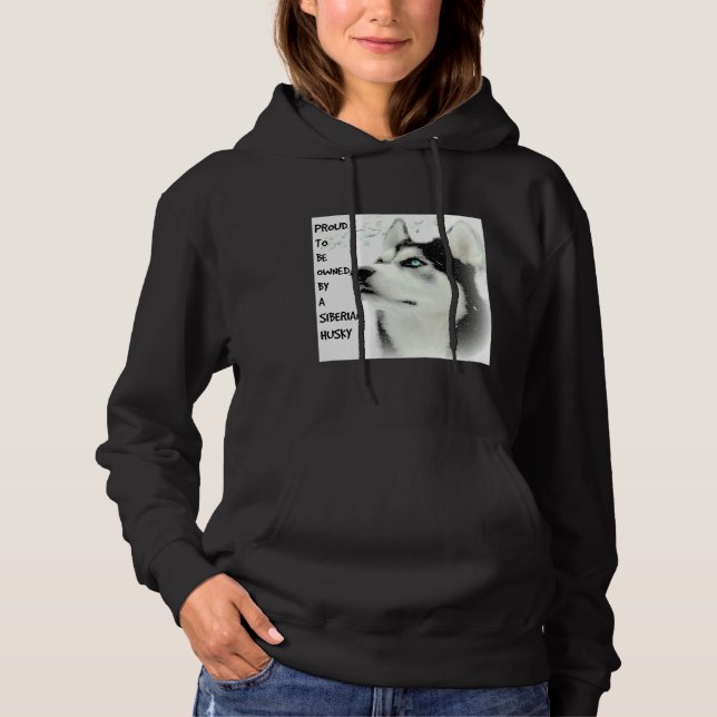 Proud Siberian Husky Hoodie (Vorderseite)