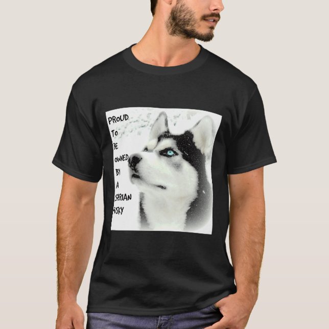Proud Siberian Husky T-Shirt (Vorderseite)