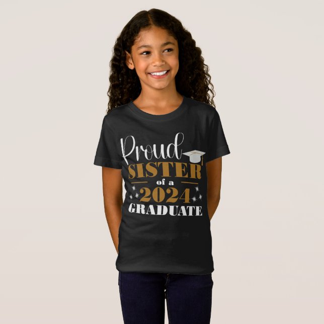 Proud Sister of a Graduate T-Shirt (Vorne ganz)