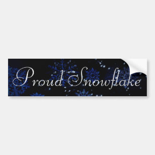 Proud Snowflake Autoaufkleber