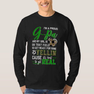 Proud Soccer G Pa Fußballfamilie passt zusammen T-Shirt