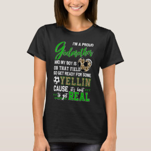 Proud Soccer Godmaterfußballfamilie Match 1 T-Shirt