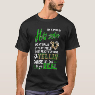 Proud Soccer Half Sister Soccer Familie Matching T-Shirt