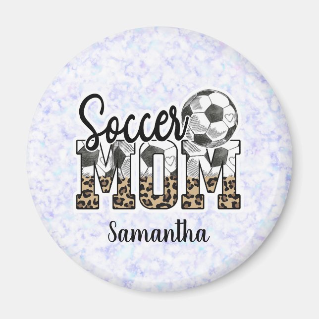 Proud Soccer Mama - Sideline Champion Magnet (Vorne)