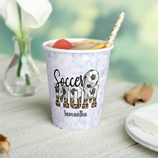 Proud Soccer Mama - Sideline Champion Pappbecher (In Situ)