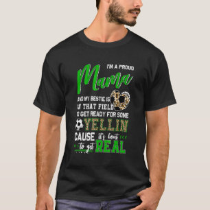 Proud Soccer Mama Soccer Familie Match 2 T-Shirt