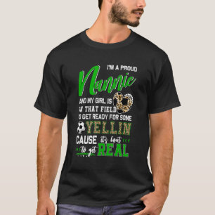 Proud Soccer Nannie Soccer Family Matching T-Shirt