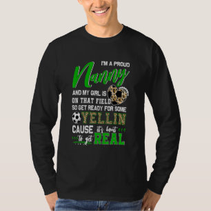 Proud Soccer Nanny Soccer Family Matching T-Shirt